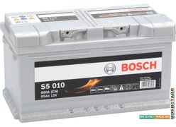 Автомобильный аккумулятор Bosch S5 010 (585200080) 85 А/ч
