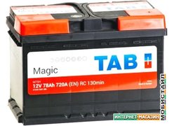 Автомобильный аккумулятор TAB Magic (78 А·ч)