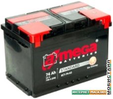 Автомобильный аккумулятор A-mega Standard 74 L (74 А·ч)