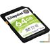 Карта памяти Kingston Canvas Select Plus SDXC 64GB