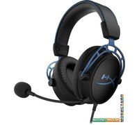 Наушники HyperX Cloud Alpha S (черный/синий)