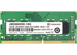 Оперативная память Transcend JetRam 16GB DDR4 SODIMM PC4-21300 JM2666HSE-16G