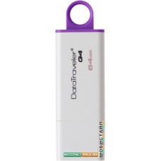 USB Flash Kingston DataTraveler G4 64GB Violet (DTIG4/64GB)