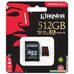 Карта памяти Kingston Canvas React SDCR/512GB microSDXC 512GB + адаптер