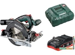 Дисковая (циркулярная) пила Metabo KS 18 LTX 57 (с 1-м АКБ 3.5 Ah)