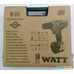 Дрель-шуруповерт WATT WAS-18 Li-2 101803112 (с кейсом)