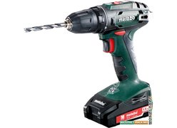 Дрель-шуруповерт Metabo BS 18 602207550 (с 2-мя АКБ 1.5 Ah, кейс)