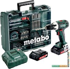 Дрель-шуруповерт Metabo BS 18 LT Set 602102600 (с 2-мя АКБ, набор инструмента)
