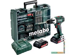 Дрель-шуруповерт Metabo BS 18 LT Set 602102600 (с 2-мя АКБ, набор инструмента)