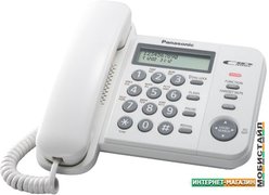 Проводной телефон Panasonic KX-TS2356RUW (белый)