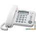 Проводной телефон Panasonic KX-TS2356RUW (белый)