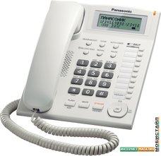 Проводной телефон Panasonic KX-TS2388RUW (белый)