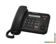 Проводной телефон Panasonic KX-TS2358RUB (черный)