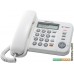 Проводной телефон Panasonic KX-TS2358RUW (белый)