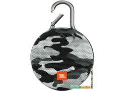 Беспроводная колонка JBL Clip 3 (черно-белый камуфляж)