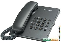 Проводной телефон Panasonic KX-TS2350RUT (титановый)