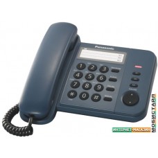 Проводной телефон Panasonic KX-TS2352RUC (синий)