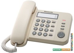 Проводной телефон Panasonic KX-TS2352RUJ (бежевый)