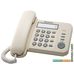 Проводной телефон Panasonic KX-TS2352RUJ (бежевый)