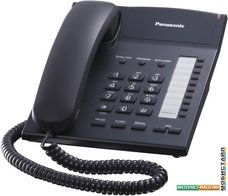 Проводной телефон Panasonic KX-TS2382RUB (черный)