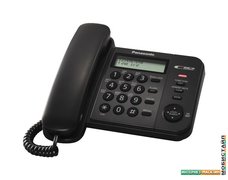 Проводной телефон Panasonic KX-TS2356RUB (черный)