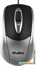 Мышь SVEN RX-110 USB (серебристый)