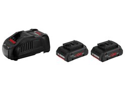 Аккумулятор с зарядным устройством Bosch 2xProCORE 1600A016GF (18В/4 Ah + 14.4-18В)