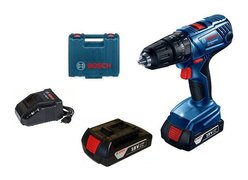 Дрель-шуруповерт Bosch GSB 180-LI Professional 06019F8300 (с 2-мя АКБ, кейс)