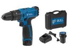 Дрель-шуруповерт Bull SR 1201 (с 2-мя АКБ, кейс)