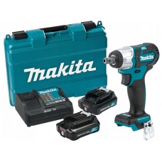 Ударный гайковерт Makita TW160DWAE (с 2-мя АКБ, кейс)