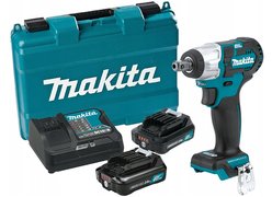 Ударный гайковерт Makita TW160DWAE (с 2-мя АКБ, кейс)