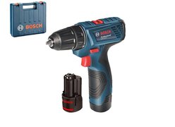 Дрель-шуруповерт Bosch GSR 120-LI Professional 06019G8000 (с 2-мя АКБ, кейс)