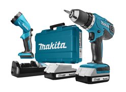 Дрель-шуруповерт Makita DF457DWLE