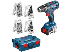 Дрель-шуруповерт Bosch GSR 18-2-LI Plus Professional 0615990H27 (с 2-мя АКБ, кейс)
