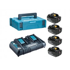 Аккумулятор с зарядным устройством Makita BL1840 + DC18RD (18В/4.0 а*ч + 18В)