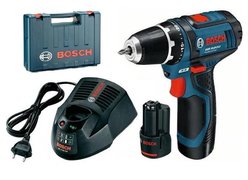 Дрель-шуруповерт Bosch GSR 12V-15 Professional 0601868122 (с 2-мя АКБ, кейс)