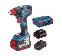 Ударный гайковерт Bosch GDX 18V-200 C Professional 06019G4201 (с 2-мя АКБ, кейс)