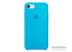 Чехол для iPhone 7 / 8 Sea blue Apple Silicone Case 
