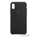 Чехол для iPhone X Black Apple Silicone Case 