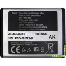 Аккумулятор для телефона Samsung x200 (AB463446BU)