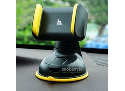 Автомобильный держатель Hoco Ca5 на присоске (желтый)