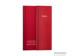 Портативное зарядное устройство hoco B16-10000 красное