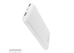 Портативное зарядное устройство hoco J26 10000mAh белое