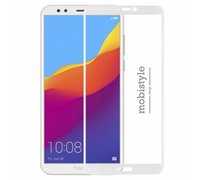 Защитное стекло для Huawei Honor 7c Pro White 3D Optima 