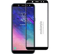 Защитное стекло для Samsung A600 (A6-2018) Black 3D Optima 