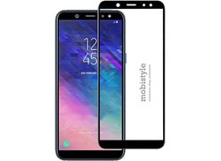Защитное стекло для Samsung A600 (A6-2018) Black 3D Optima 