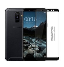 Защитное стекло для Samsung A605 (A6 Plus-2018) Black 3D Optima 