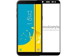 Защитное стекло для Samsung J600 (J6-2018) Black 3D Optima 