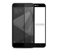 Защитное стекло для Xiaomi Redmi 4x Black 3D Optima 