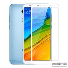 Защитное стекло для Xiaomi Redmi 5 Plus White 3D Optima 